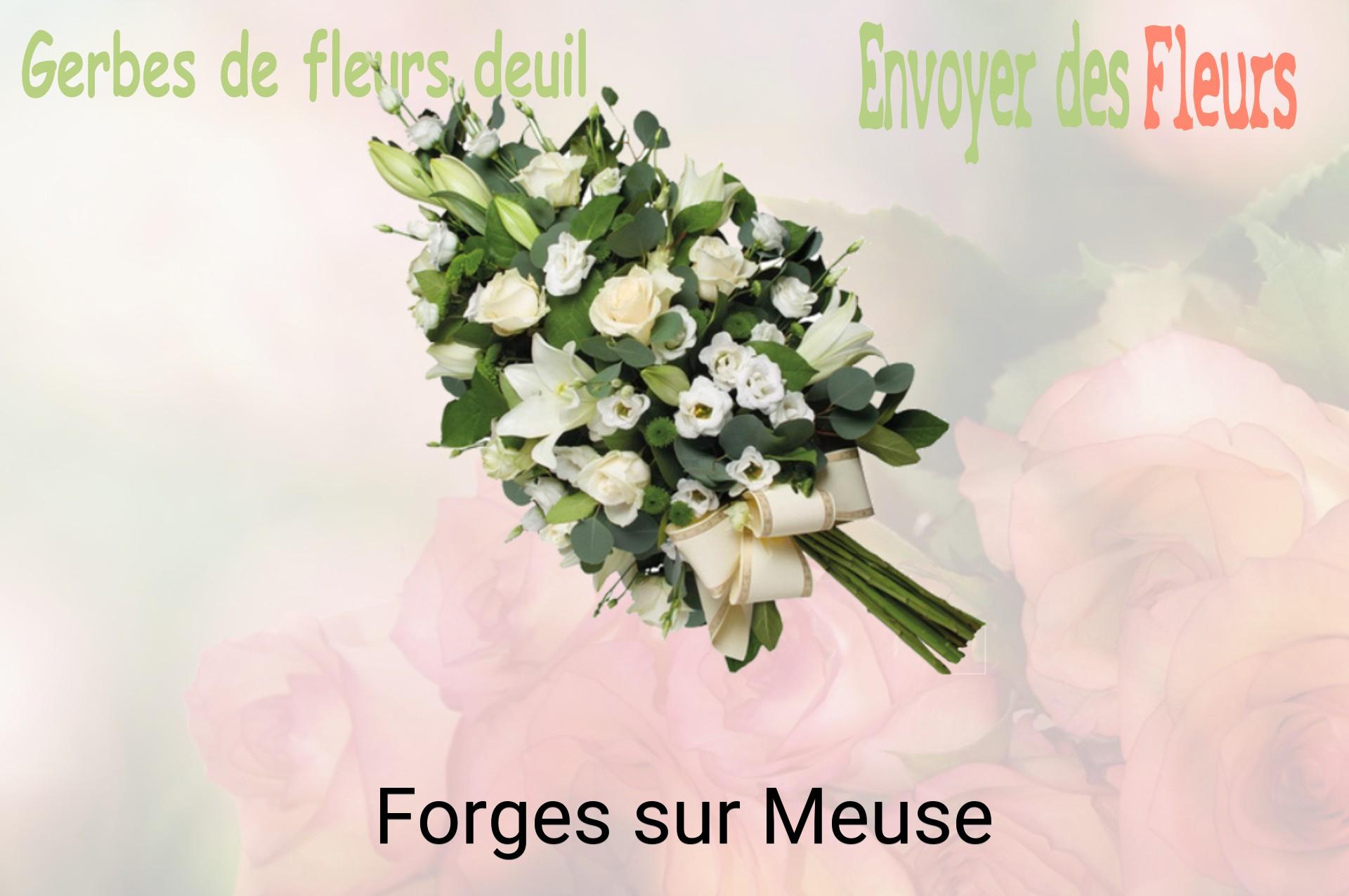 Gerbe de fleurs de deuil livrée à Forges-sur-Meuse